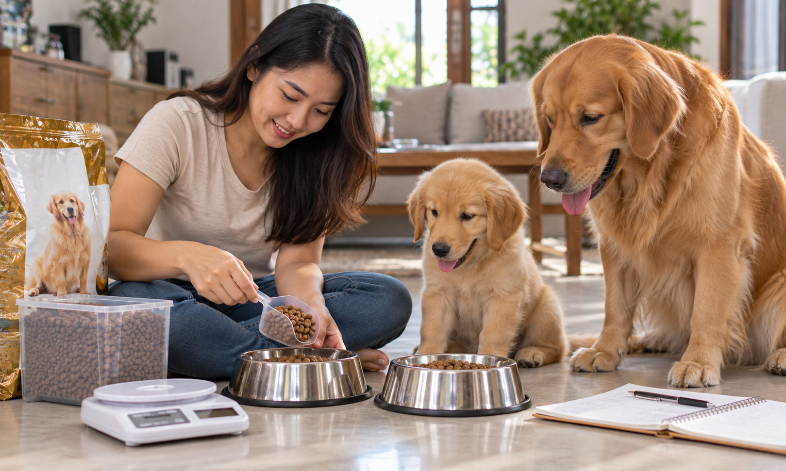 Cara Menentukan Porsi Makan Anjing Berdasarkan Usia dan Berat Badan